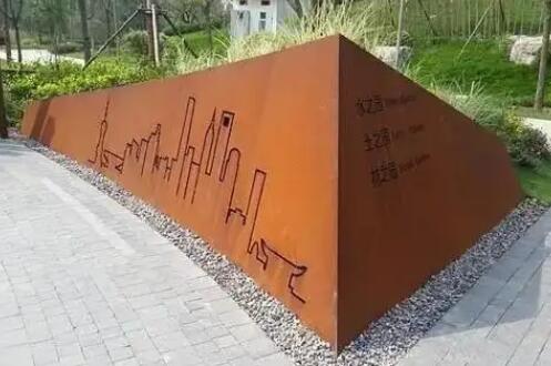 港口耐候钢挡土墙